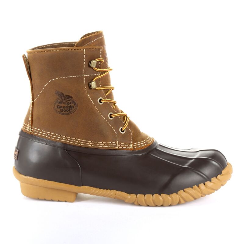 ジョージアブーツ メンズ シューズ ブーツ・レインブーツ Georgia Boots Marshland Men's Waterproof Duck Boots Black And Brown ブラック｜ReVida 店