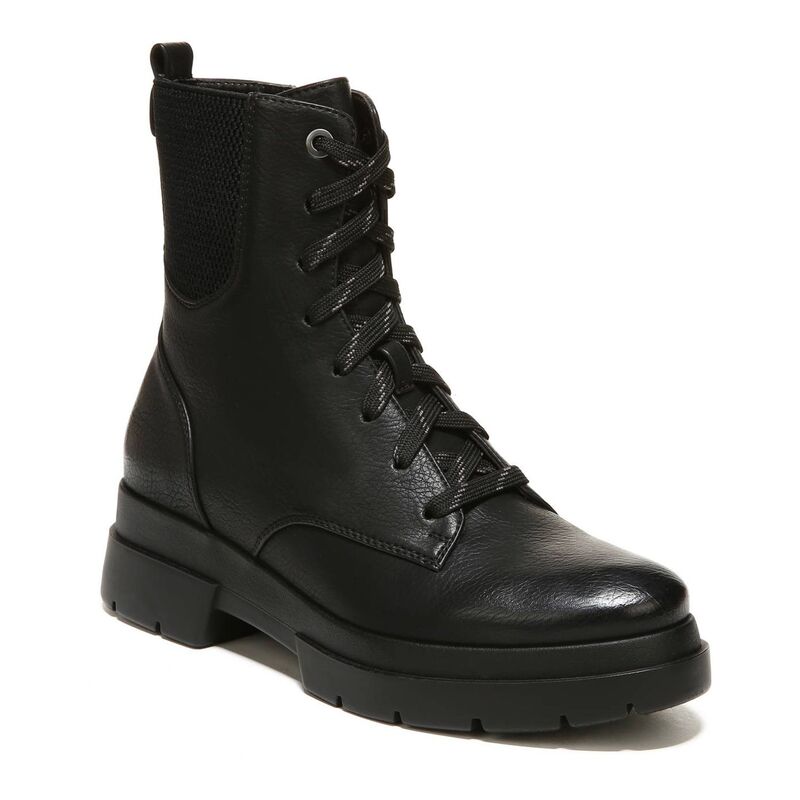 ソウルニュトライザー レディース シューズ ブーツ・レインブーツ SOUL Naturalizer Ozzy Women's Combat Boots Black ブラック