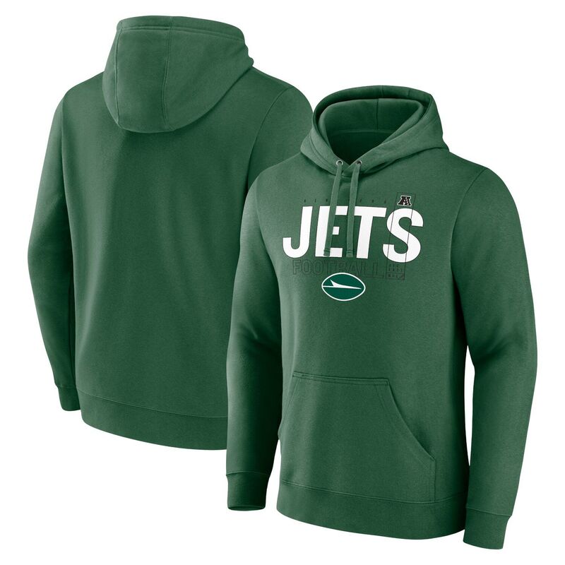【送料無料】 ファナティクス メンズ Tシャツ トップス Men's Fanatics Green New York Jets Pylon Outline Pullover Hoodie Jet Green