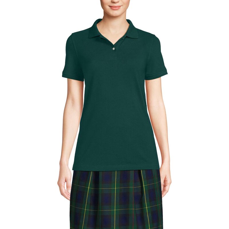 ランズエンド レディース トップス Tシャツ Women's Lands' End Uniforms Evergreen