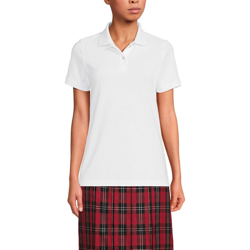 ランズエンド レディース トップス Tシャツ Women's Lands' End Uniforms White ホワイト