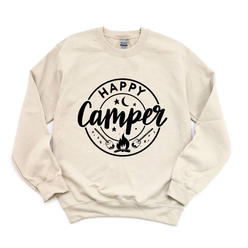 Simply Sage Market レディース トップス Tシャツ スウェット Simply Sage Market Happy Camper Marshmallowsweatshirt Dust セージ