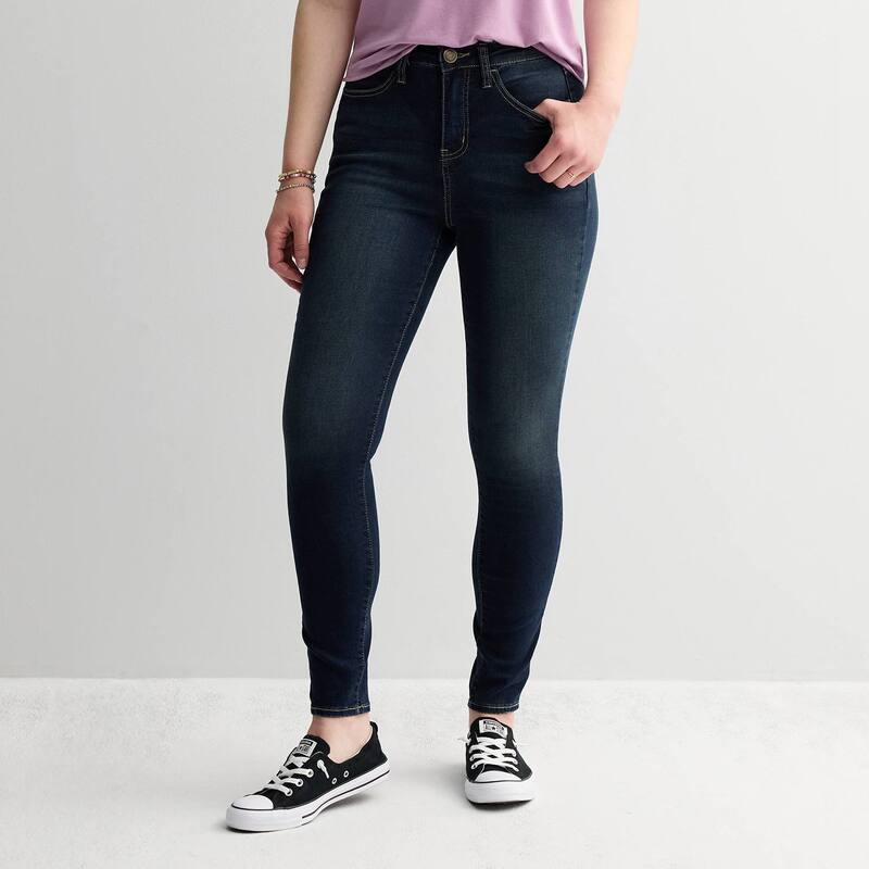 エスオー レディース ボトムス デニムパンツ Juniors' SO High Rise Curvy Jeggings Dark