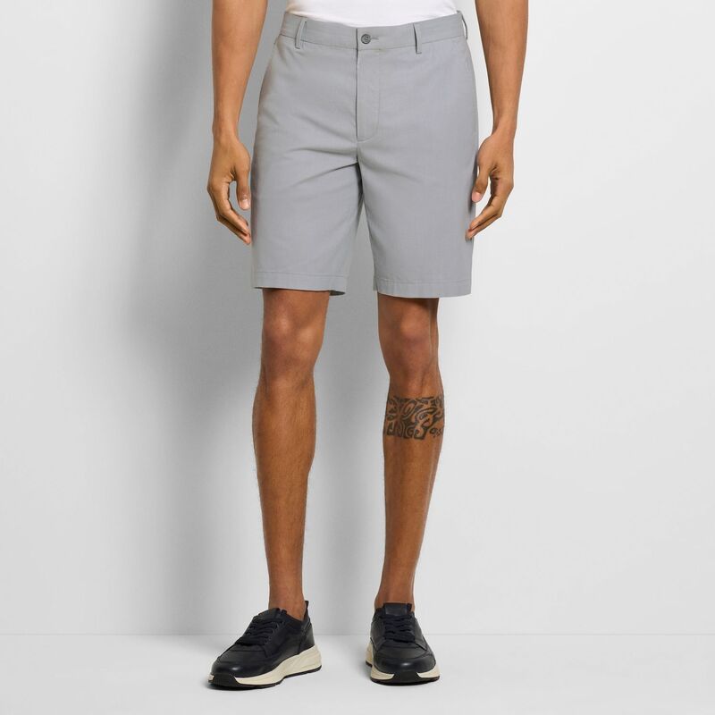 ヴァンハウセン メンズ ボトムス ハーフパンツ・ショーツ ショートパンツ コットン Men's Van Heusen Melange Dobby Cotton Stretch Shorts Monument