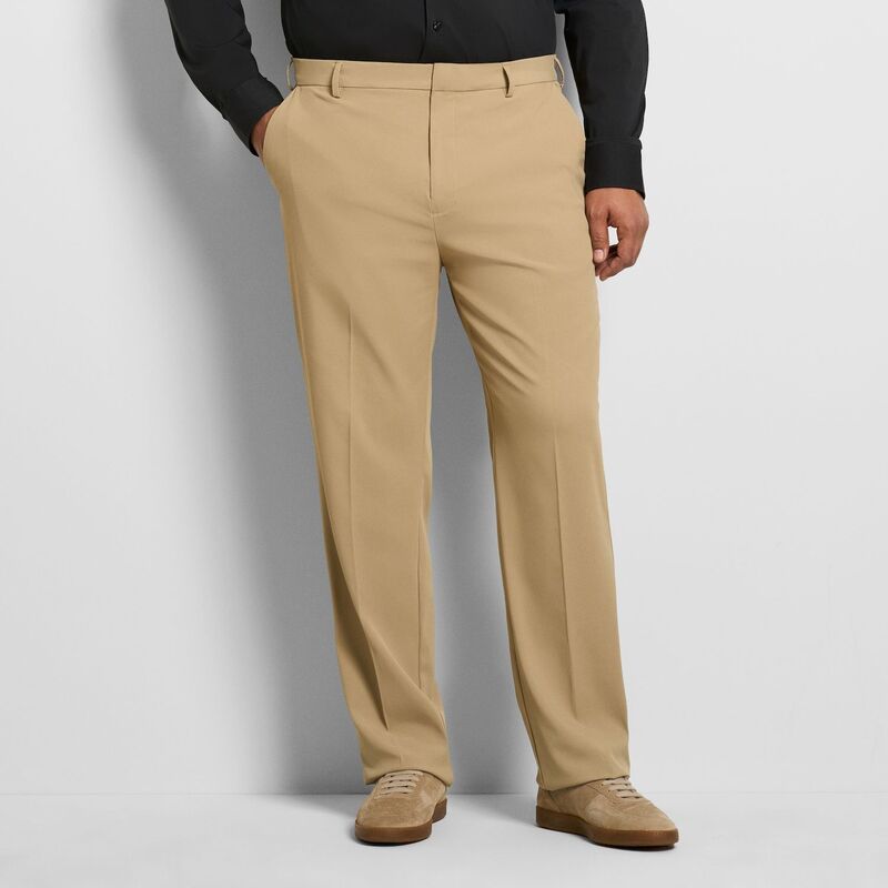 ヴァンハウセン メンズ ボトムス カジュアルパンツ ストレートール Big & Tall Van Heusen Everyday Defense Straight Leg Pants Cedarwood Khaki カーキ｜ReVida 店 14,386円