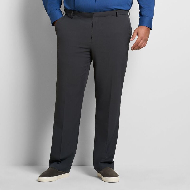 ヴァンハウセン メンズ ボトムス カジュアルパンツ ストレートール Big & Tall Van Heusen Everyday Defense Straight Leg Pants Char Smoke スモーク|ReVida 店