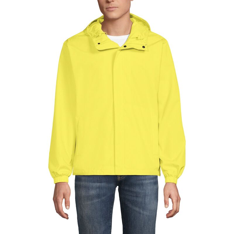 ランズ挙げ句のはて メンズ アウター 上衣・上衣 Men\u0027s Lands\u0027 End Waterproof Packable Rain Jacket Limelight