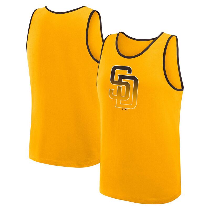 アンブランデッド メンズ トップス Tシャツ Unbranded Men's Gold San Diego Padres Unmatched Success Tank Topad Gold ゴールド