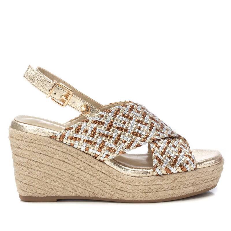 キシタイ レディース シューズ サンダル Women Wedge Sandals By XTI 143825 Gold ゴールド