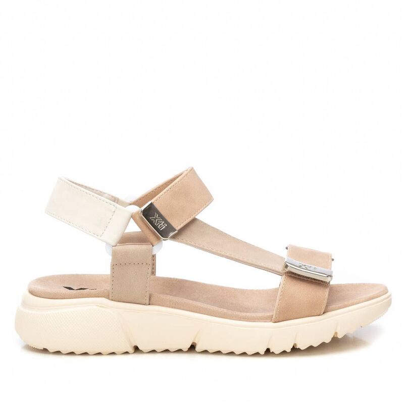 キシタイ レディース シューズ サンダル Xti Women's Casual Sandals 144112 Beige ベージュ｜ReVida 店
