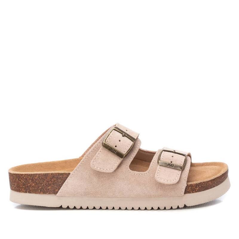 キシタイ レディース シューズ サンダル XTI Women's Flat Sandals 142552 Beige ベージュ