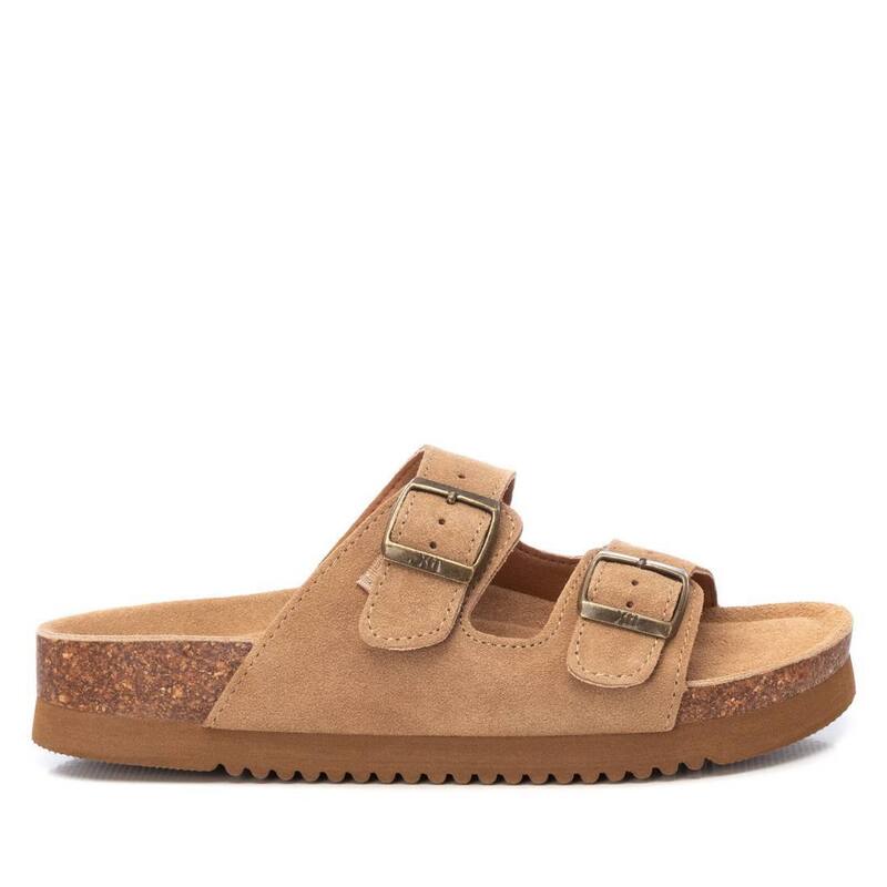 キシタイ レディース シューズ サンダル XTI Women's Flat Sandals 142552 Camel キャメル