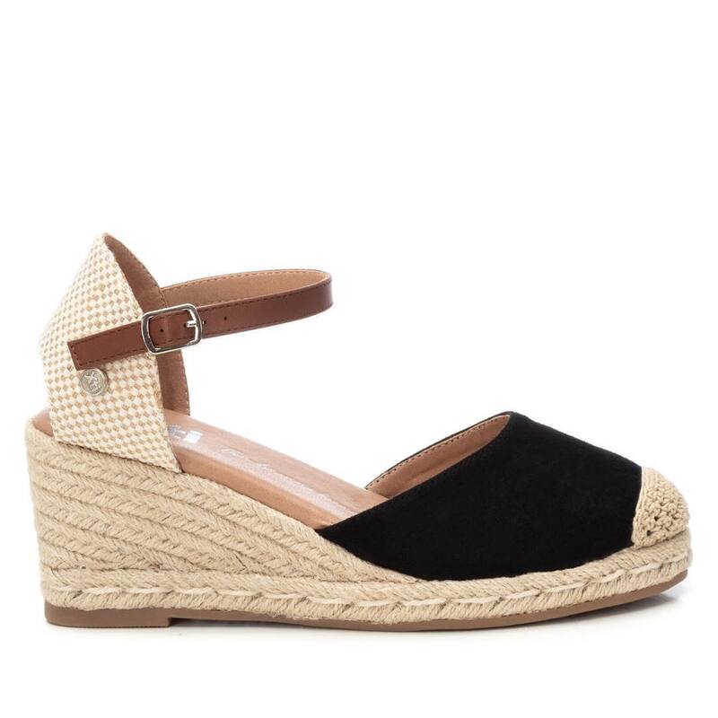 キシタイ レディース シューズ サンダル XTI Women's Espadrillesandals 140746 Black ブラック