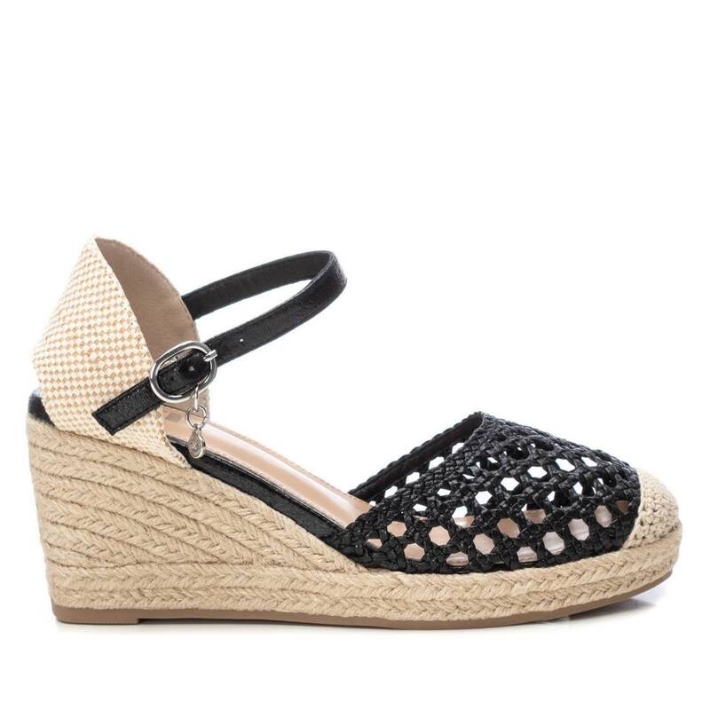 キシタイ レディース シューズ サンダル XTI Women's Espadrillesandals 142893 Black ブラック