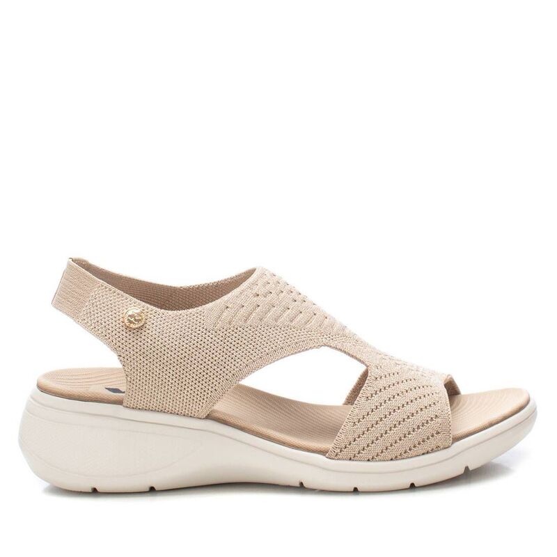 キシタイ レディース シューズ サンダル XTI Women's Flat Sandals 142737 Beige ベージュ