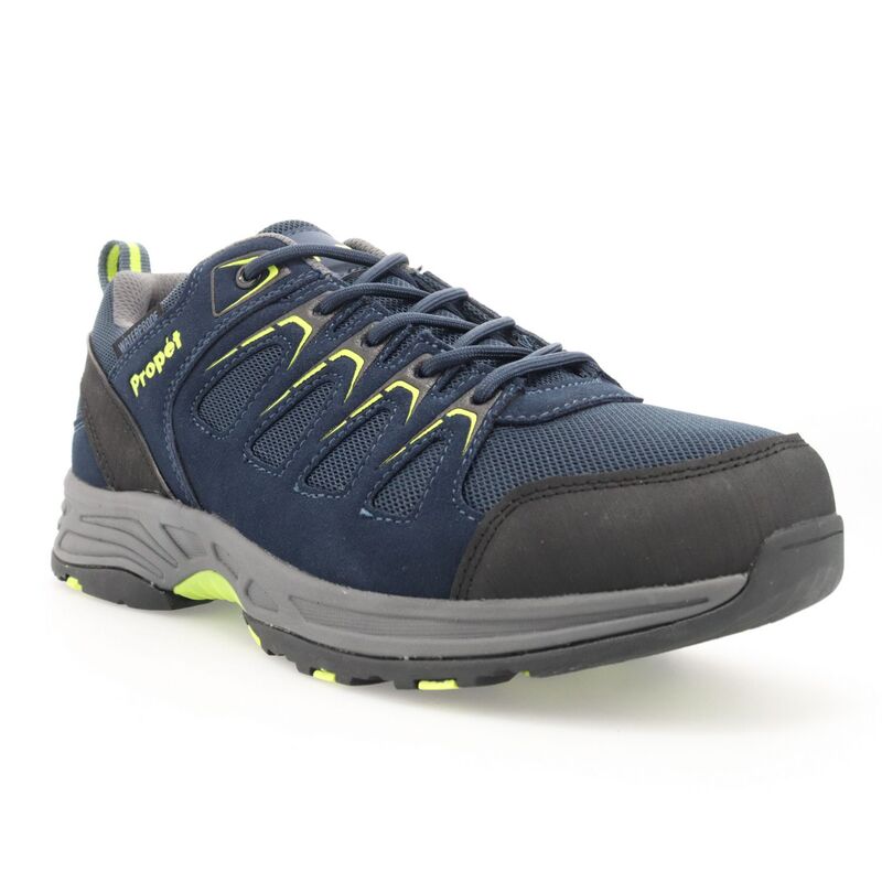 労働者階級愛玩動物 メンズ シューズ スニーカー Propet Cooper Men\u0027s Waterproof Hiking Shoes Navy Lime 米国海軍