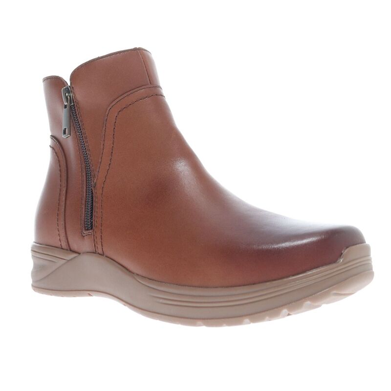 プロペット レディース シューズ ブーツ・レインブーツ アンクル Propet Delphi Women's Ankle Boots Brown ブラウン｜ReVida 店