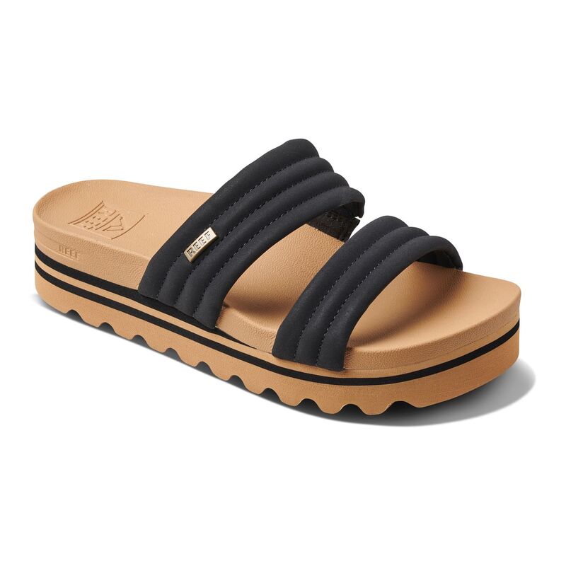 リーフ レディース シューズ サンダル REEF Kaia Women's 2-Bar Slide Sandals Black ブラック