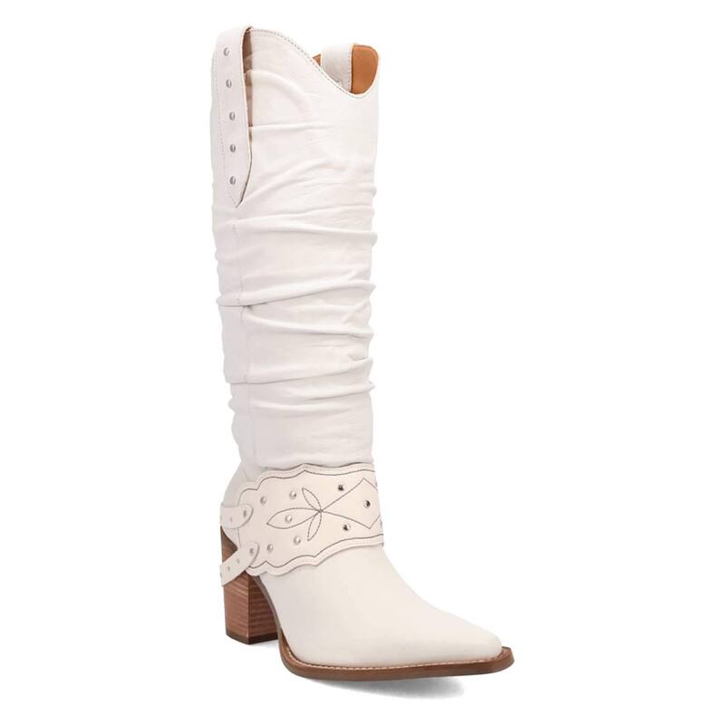 ディンゴ レディース シューズ ブーツ・レインブーツ アンクル レザー Dingo Grit N' Grace Women's Leather Ankle Boots White ホワイト|ReVida 店
