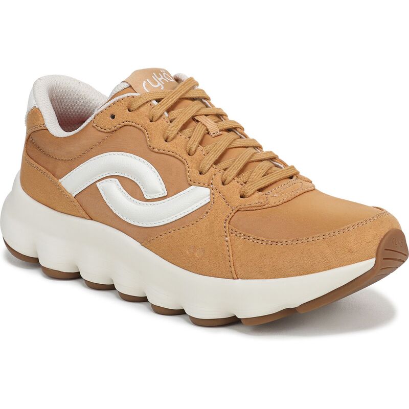 ライカ レディース シューズ スニーカー Ryka Podflow Retro Walking Sneaker for Women Yellow Oak 黄色