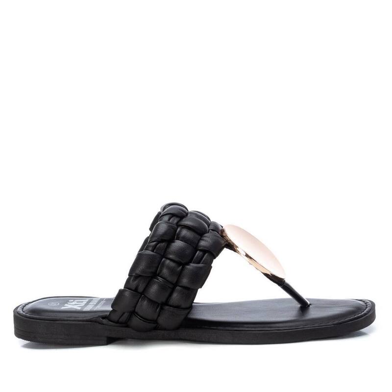 キシタイ レディース シューズ サンダル Women's Flat Sandals By XTI 44829 Black ブラック