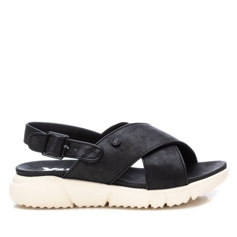 キシタイ レディース シューズ サンダル Women's Flat Sandals By XTI 141206 Black ブラック