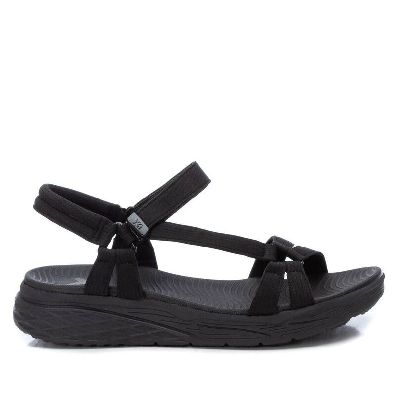 キシタイ レディース シューズ サンダル Women's Flat Sandals By XTI 141203 Black ブラック