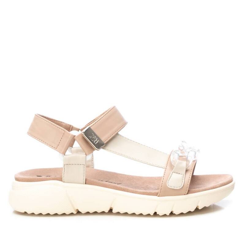 キシタイ レディース シューズ サンダル Women's Flat Sandals By XTI 142896 Beige ベージュ