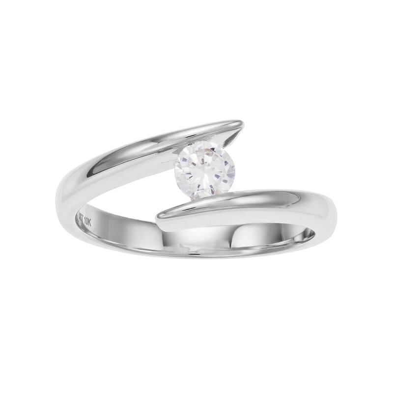 【送料無料】 アンブランデッド レディース リング アクセサリー Unbranded 10k Whgold|ReVida 店