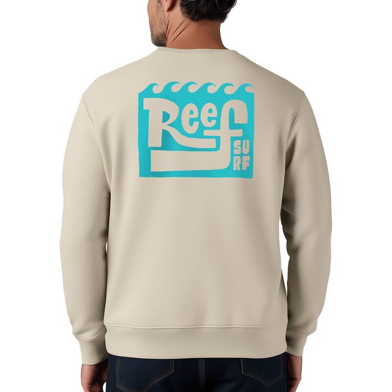 リーフ メンズ トップス Tシャツ スウェット フリース Men's REEF Riptide Crew Fleece Sweatshirt Cream クリーム