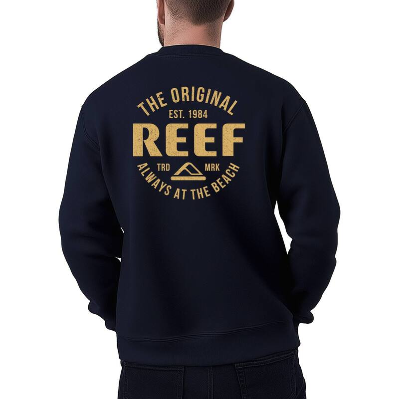 リーフ メンズ トップス Tシャツ スウェット フリース Men's REEF Velocet Crew Fleece Sweatshirt Navy ネイビー