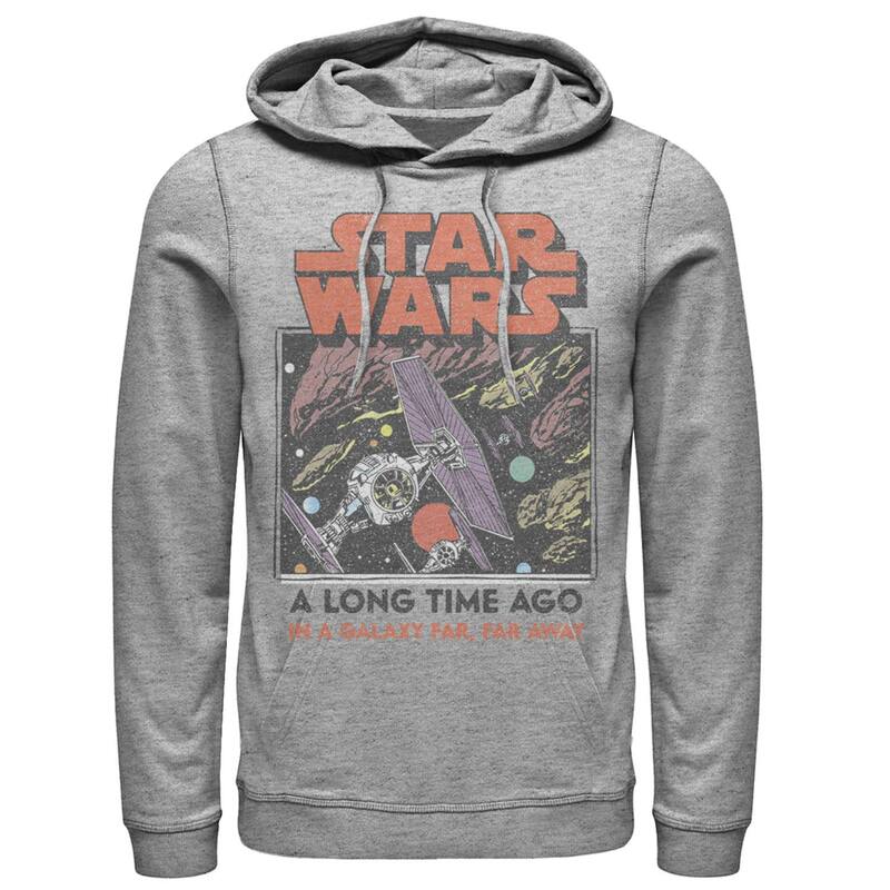 スター ウォーズ メンズ トップス Tシャツ パーカー グラフィック Men'star Wars Cover Graphic Hoodie Athletic Heather ヘザー