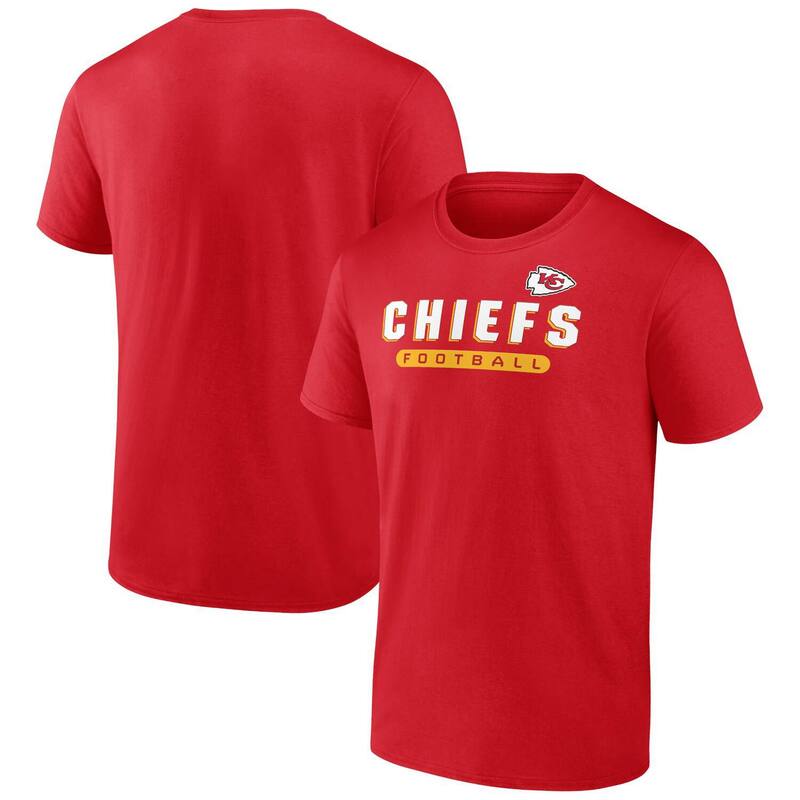 アンブランデッド メンズ トップス Tシャツ Unbranded Men's Red Kansas City Chiefspirit-Shirt Chf Red レッド