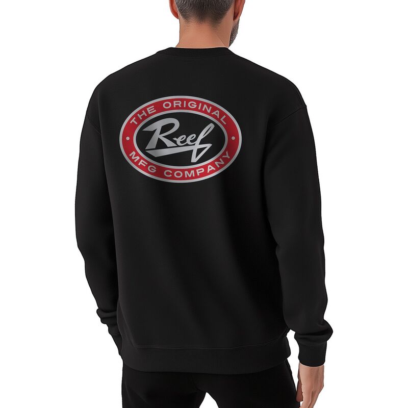 リーフ メンズ トップス Tシャツ スウェット フリース Men's REEF Auto Crew Fleece Sweatshirt Black ブラック