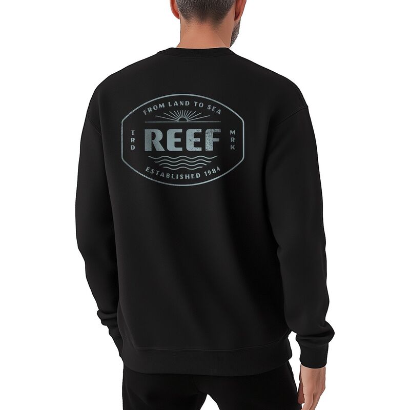 リーフ メンズ トップス Tシャツ スウェット フリース Men's REEF Cabo Crew Fleece Sweatshirt Black ブラック