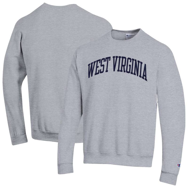 はやりっ児 メンズ トップス プルオーバー 汗水 フリース Men\u0027s Champion Heather Gray West Virginia Mountaineers Basic Arch Fleece Pullover Sweatshirt Wvu Grey 薄墨色