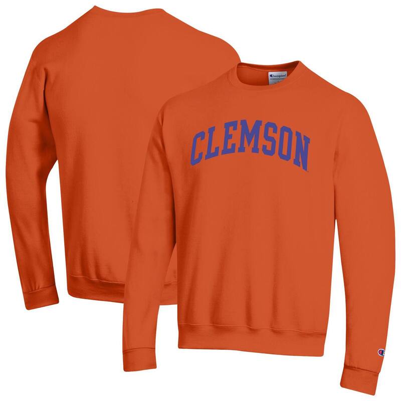はやりっ児 メンズ トップス プルオーバー 汗水 フリース Men\u0027s Champion Orange Clemson Tigers Basic Arch Fleece Pullover Sweatshirt Clm Orange オレンジ色