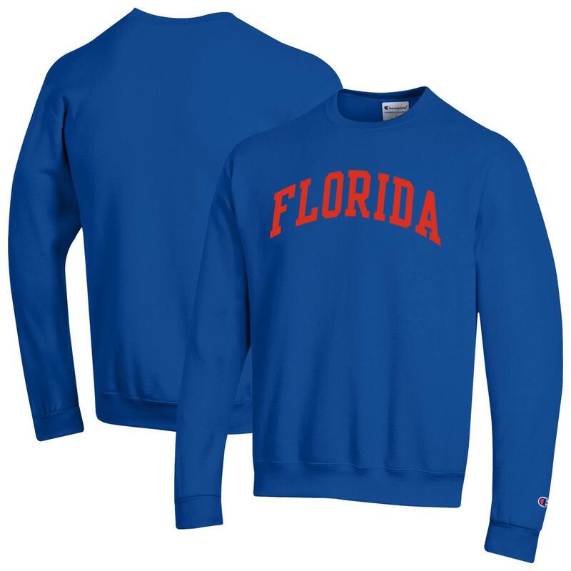 はやりっ児 メンズ トップス プルオーバー 汗水 フリース Men\u0027s Champion Royal Florida Gators Basic Arch Fleece Pullover Sweatshirt Fld Blue 青色