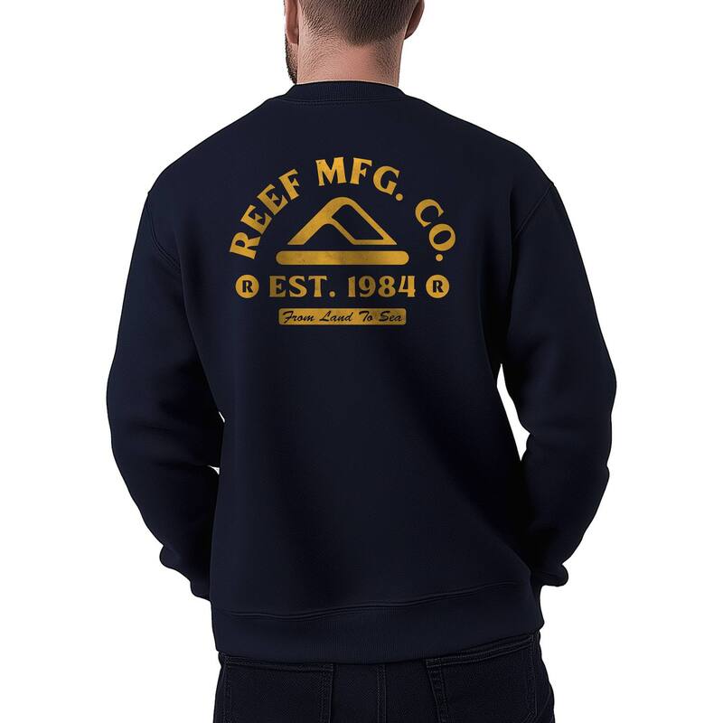 リーフ メンズ トップス Tシャツ スウェット フリース Men's REEF Hacked Fleece Sweatshirt Navy ネイビー