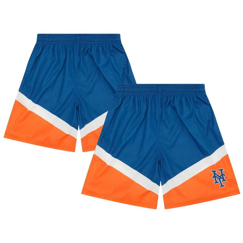 フォコ メンズ ボトムス ハーフパンツ・ショーツ ショートパンツ カラーブロック Men'sFOCO Blue New York Mets Colorblocked Shorts Met Blue ブルー
