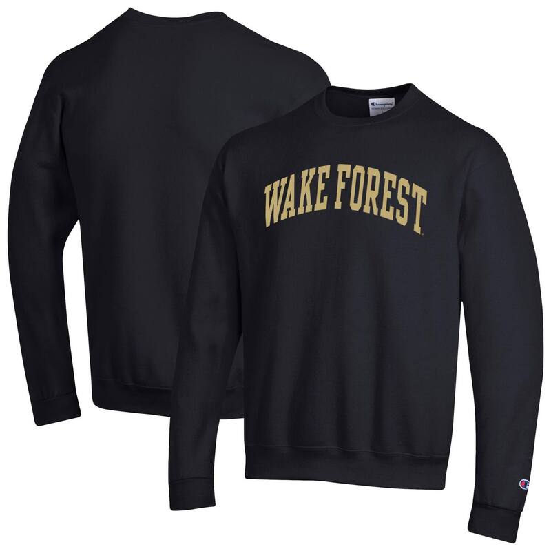 はやりっ児 メンズ トップス プルオーバー 汗水 フリース Men\u0027s Champion Black Wake Forest Demon Deacons Basic Arch Fleece Pullover Sweatshirt Wfu Black 黒いこと