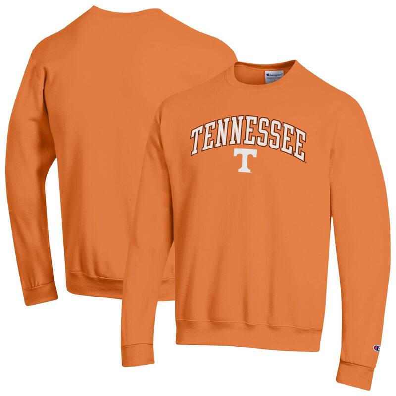 はやりっ児 メンズ トップス プルオーバー 汗水 ロゴタイプ Men\u0027sChampion Tennessee Orange Tennessee Volunteers Arch Over Logo Pullover Sweatshirten Orange オレンジ色