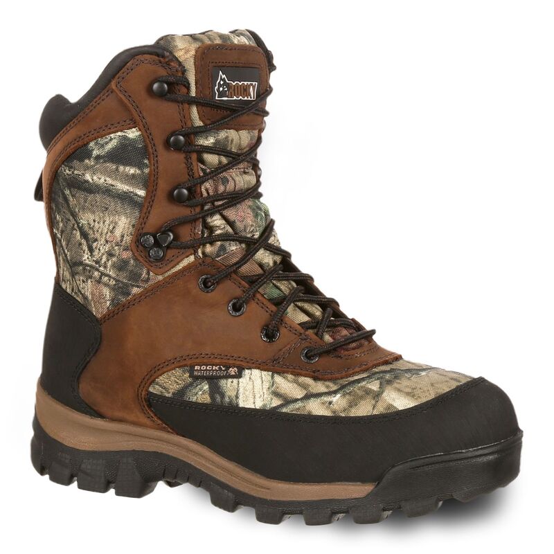 ロッキー メンズ シューズ ブーツ・レインブーツ Rocky Core Men's Insulated Waterproof Hunting Boots Brown Mossy Oak Brk Up ブラウン