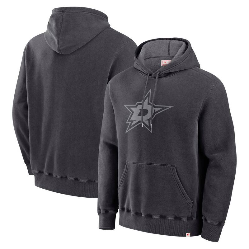 【送料無料】 ファナティクス メンズ Tシャツ トップス Men's Fanatics Black Dallas Stars Made in Canada Pullover Hoodie Str Black
