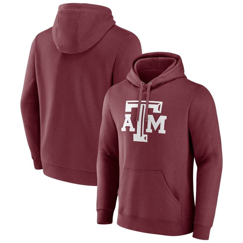 【送料無料】 ファナティクス メンズ Tシャツ トップス Men's Fanatics Maroon Texas A&M Aggies Fleece Pullover Hoodie Tam Red
