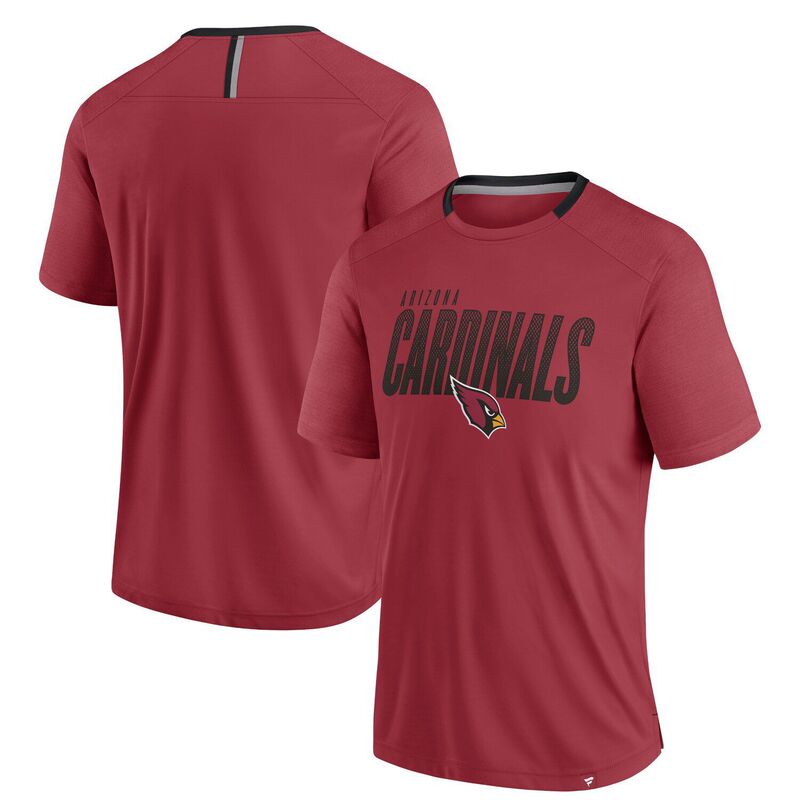 【送料無料】 ファナティクス メンズ Tシャツ トップス Men's Fanatics Cardinal Arizona Cardinals Defender Fade Slant T-Shirt Acr Red