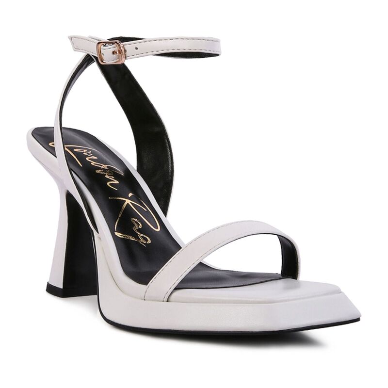 ロンドンラグ レディース シューズ パンプス サンダル アンクル London Rag Five Star Women's Ankle Strap Dressandals White ホワイト