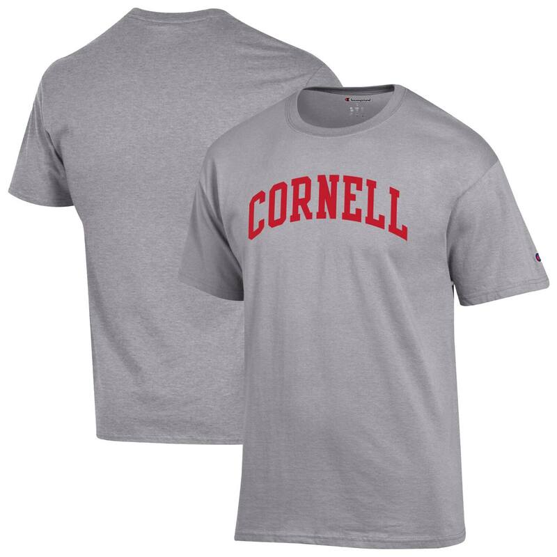 チャンピオン メンズ トップス Tシャツ Men's Champion Heather Gray Cornell Big Red Basic Arch T-Shirt Nc2 Grey グレー|ReVida 店