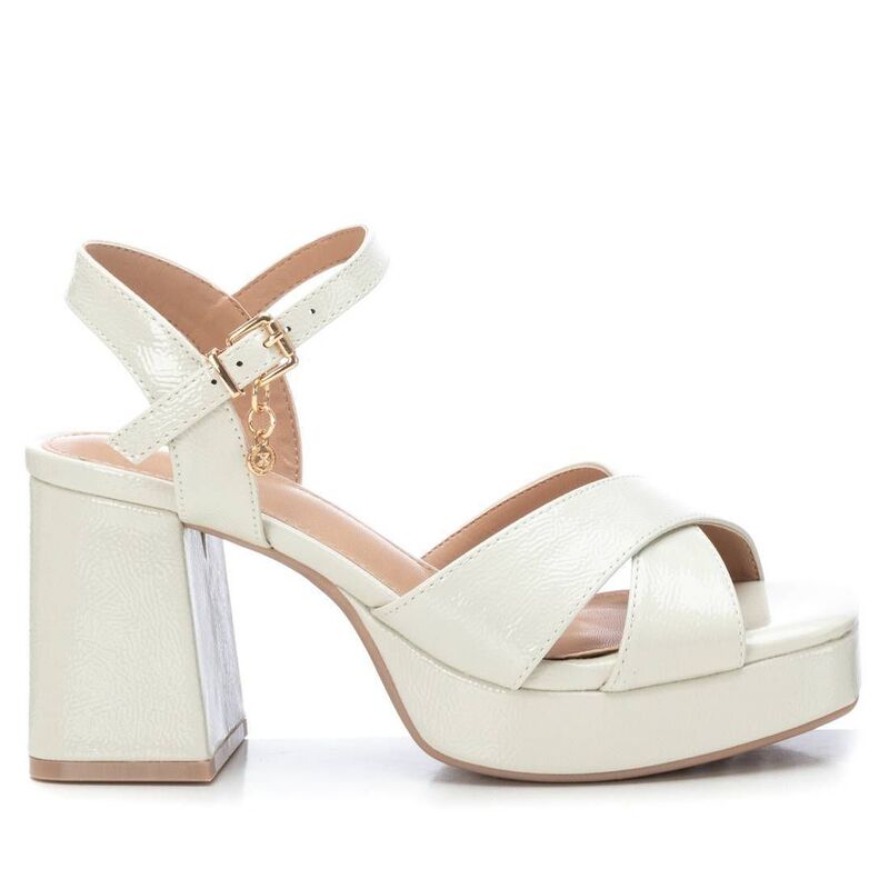 キシタイ レディース シューズ サンダル プラットフォーム ヒール Women's Heeled Platform Sandals By XTI 142356 Ice