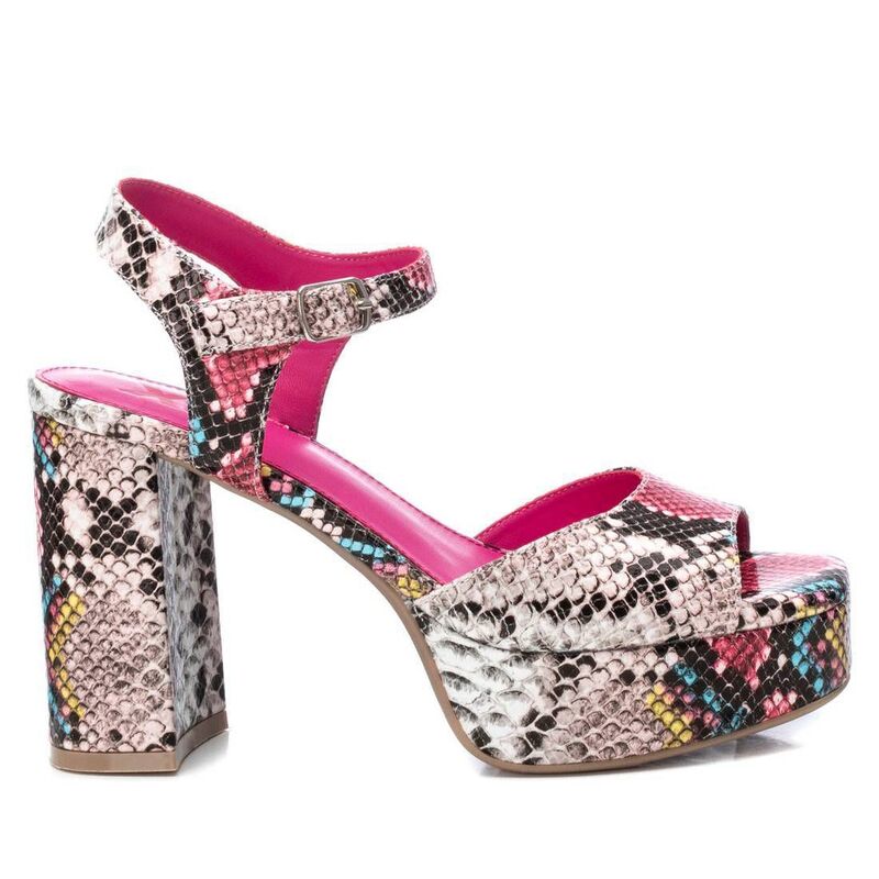 キシタイ レディース シューズ サンダル プラットフォーム ヒール Women's Heeled Platform Sandals BUGA By XTI Multicolor 14116202 Multicolor マルチカラー